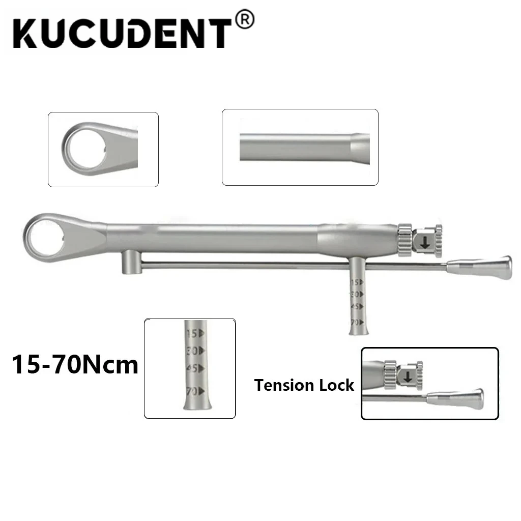 مجموعة أدوات ترميم زرع الأسنان الملونة مفتاح العزم مفك البراغي مجموعة سائق السقاطة العالمي للإصلاح الاصطناعي