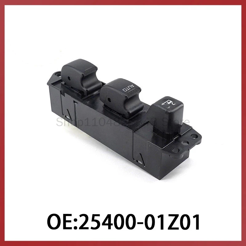 

25400-01Z01 подходит для переключателя управления стеклоподъемником Coolteng Auto Parts, кнопки управления электрическим стеклоподъемником.