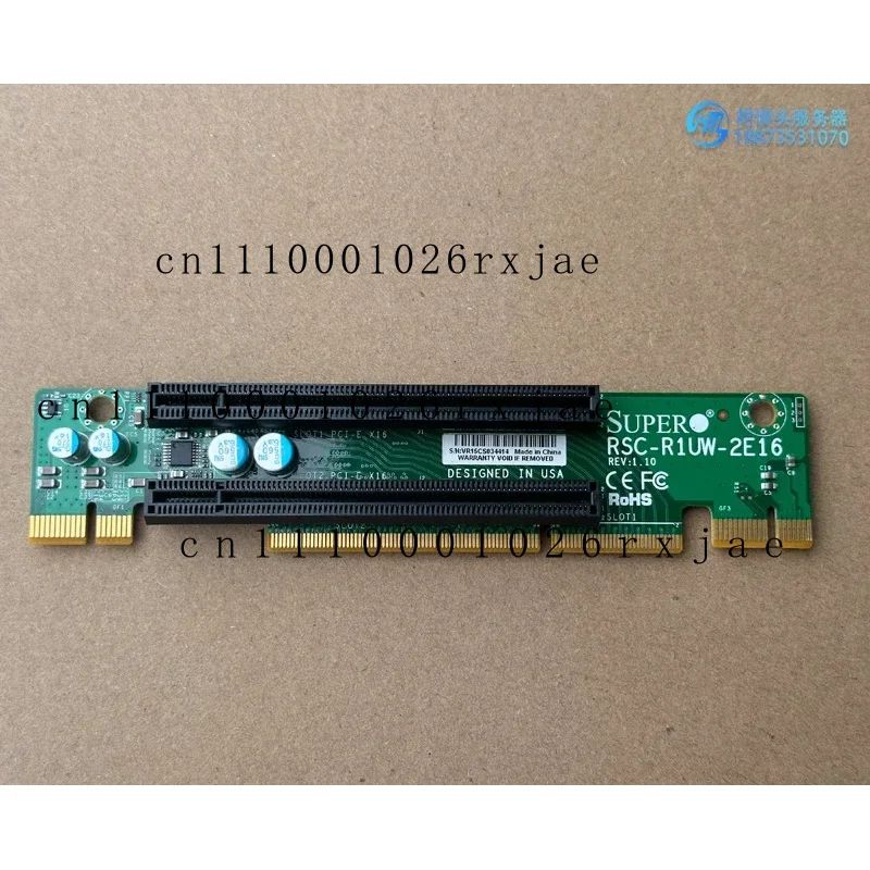 

RSC-R1UW-2E16 - FOR Supermicro 1U 2 x PCIe x16 Riser Card