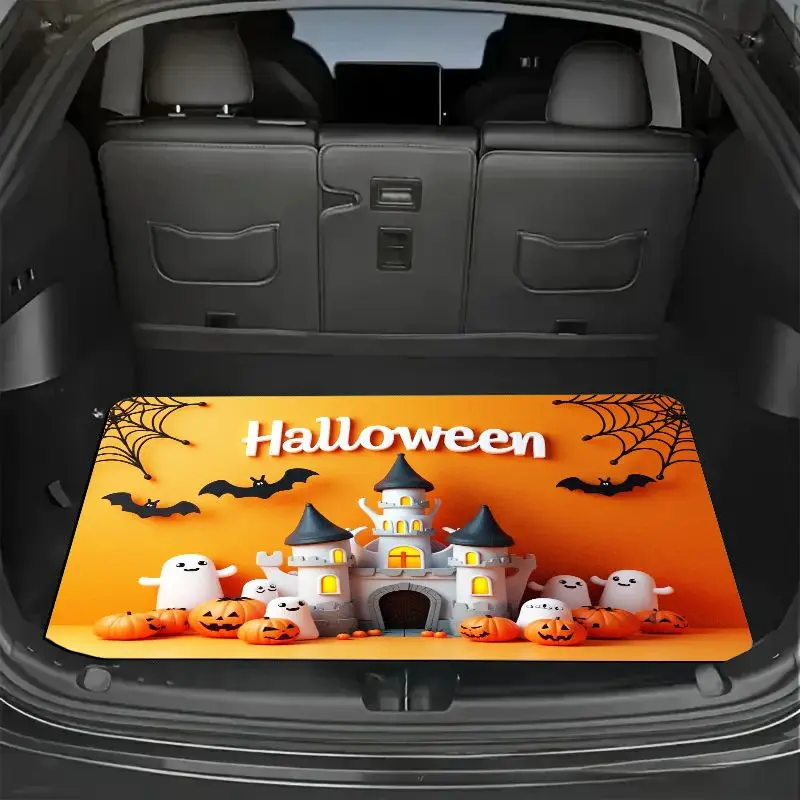 VIKAMA Halloween Decorator Floor Mats - Bathroom Door Mats - Stain-resistant and Slip-resistant Mats - Interior Decor