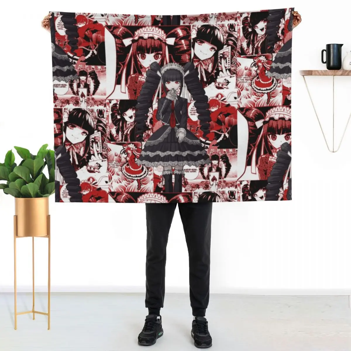 

Celestia Ludenberg Manga Collage Throw Blanket All Season Lightweight Soft Blanket for Bed