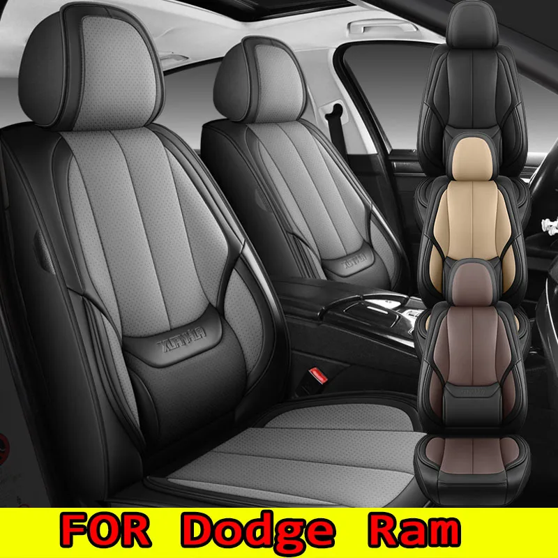

FOR Dodge RamCar seat cover high-end PU leather comfortable waist-fixed full-wrap seat cover waterproof wear-resistant