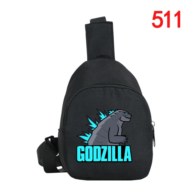 Godzillas Chest Pack teenager Anime Cartoon Shoulder Bag Student Mini Portable Crossbody fashion Coin Pouch Birthday Gift 2026 - view 3