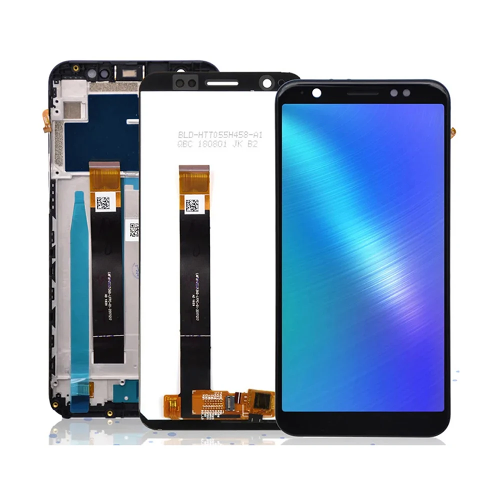 New Tested IPS For ASUS Zenfone Max ZB555KL LCD Display Touch Screen Digitizer Assembly For ZB555KL Full HD Screen With Frame