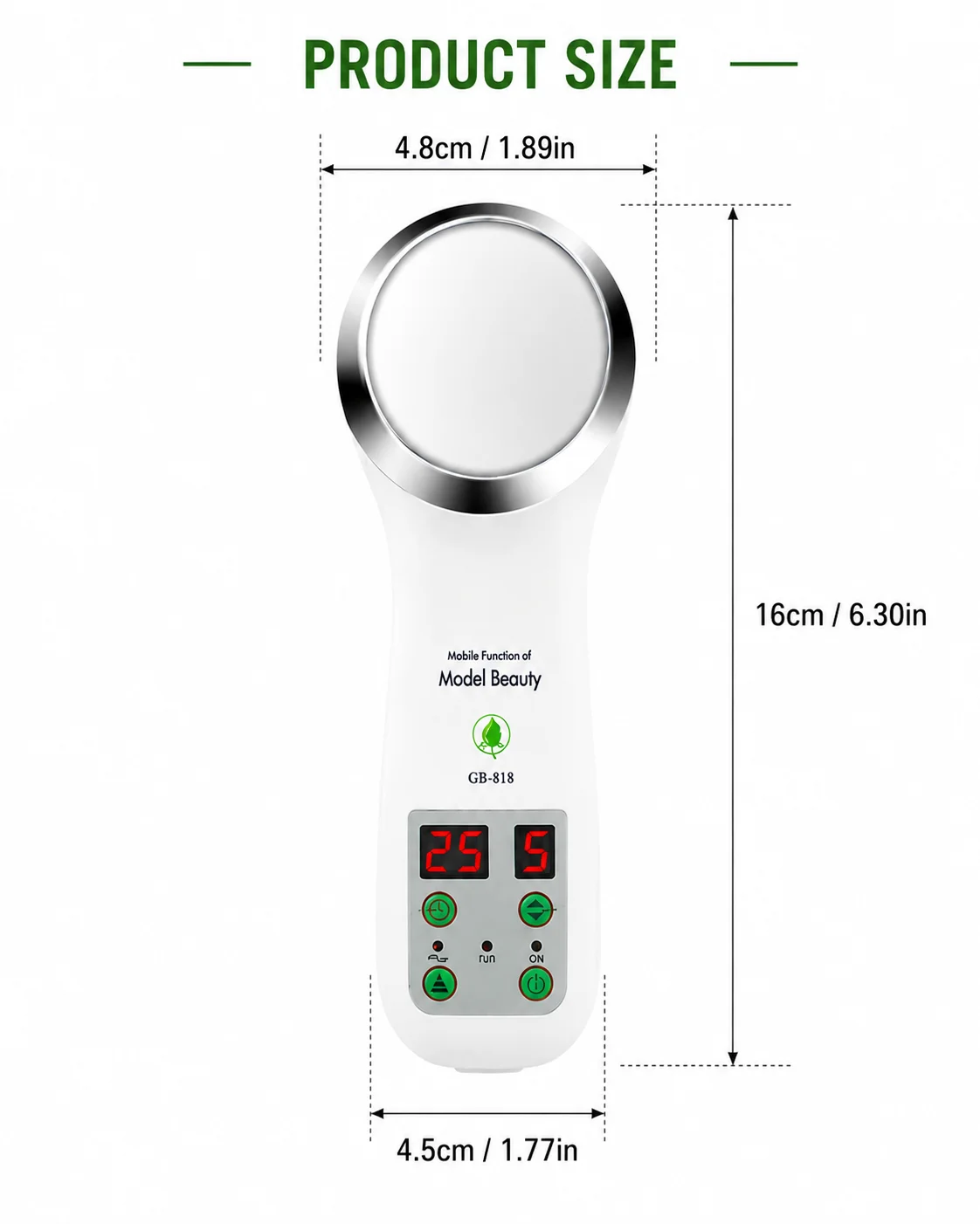 Home Use Ultrasonic cavitation Slimming Body Slimming Massager Hand Mini Slimming Machine Beauty Body Equipment
