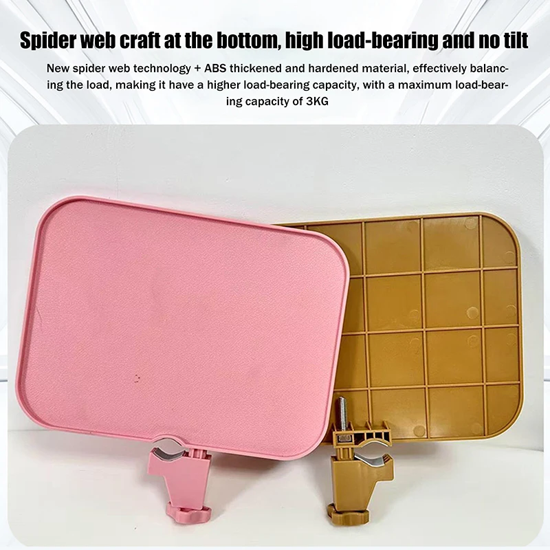 調整可能なラッシュトレイホルダー、リングライト用ユニバーサルクランプクリップオーガナイザー、まつげエクステ用スタンド、美容アクセサリー