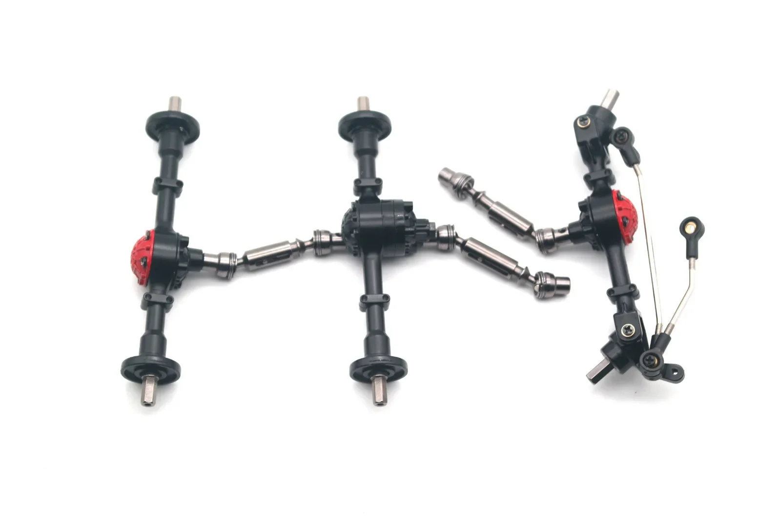 Upgrade Full Metal Front/Rear Bridge Axle Assembled Set For WPL C14/C24 JJRC B14/B24 MN D90 D91 RC Truck RC Car Parts