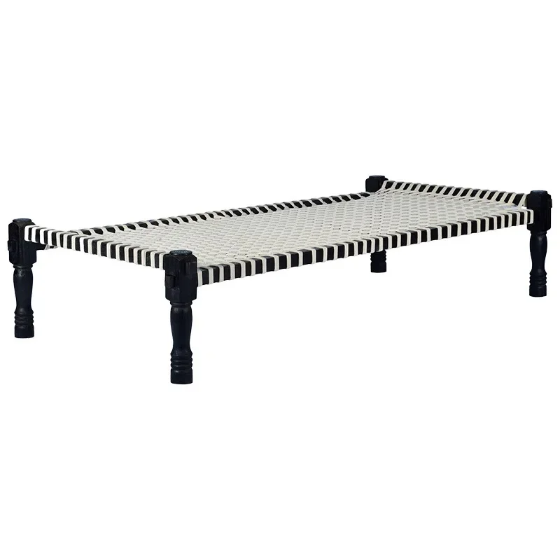 

Outdoor Sofa Bed Courtyard Villa Pool Lounge Chairs Sunbathing Rope Knitting Homestay Hotel Outdoor Terrace Woven Lounge Chairs