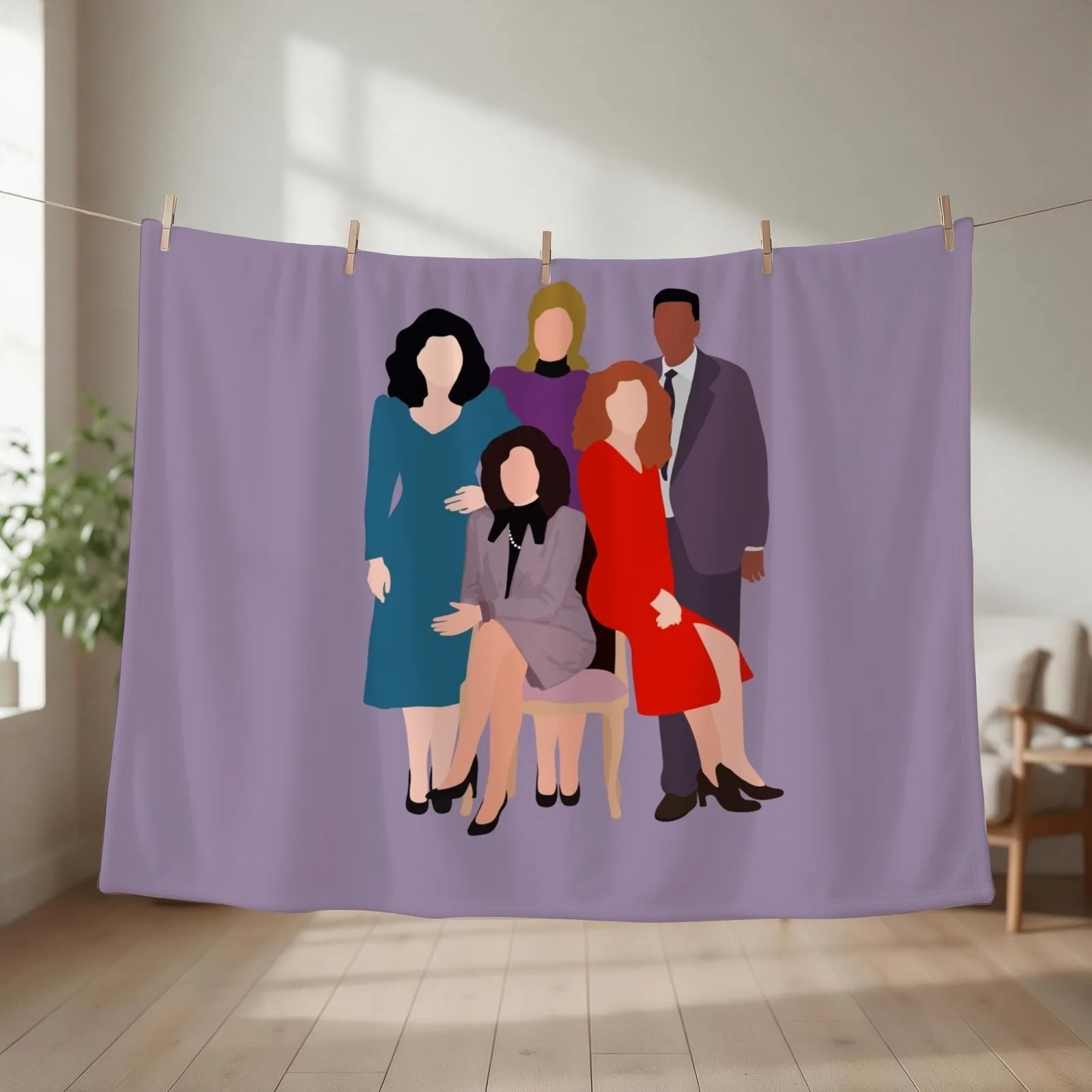 dw cast Throw Blanket couch cozy soft plush fuzzy picnic outdoor blanket