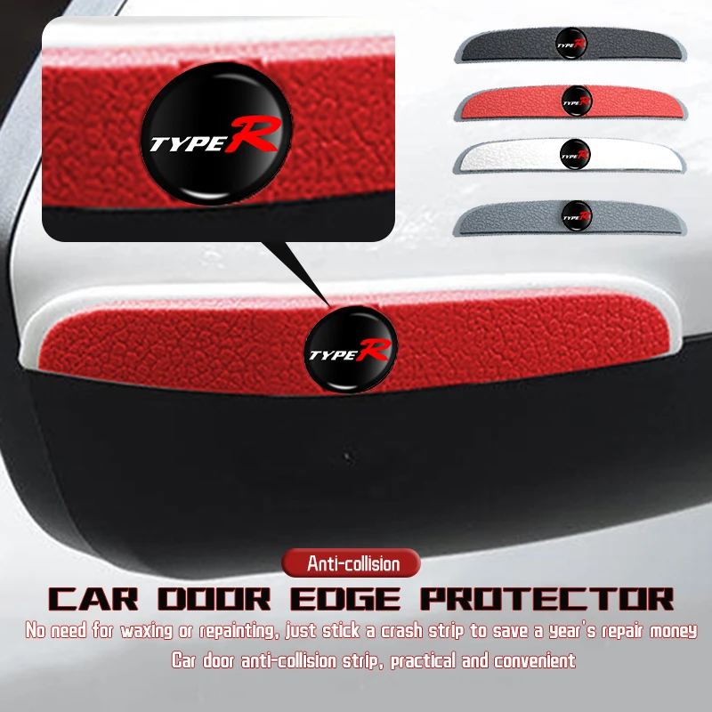 Protecteur de bord de porte de voiture, autocollants Anti-collision, 4 pièces, pour Honda Odyssey Insight Passport Vezel Pilot Stream Shuttle