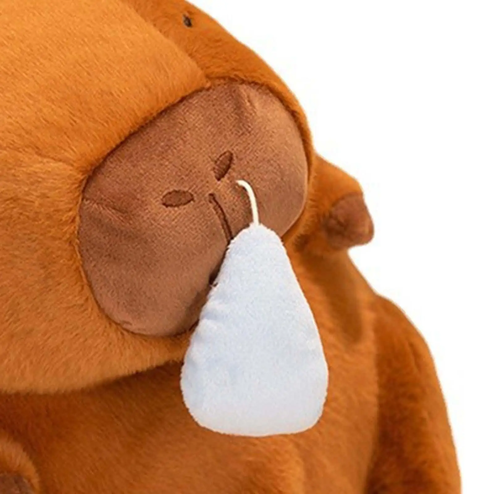 Capivara de brinquedo de figura de pelúcia, boneca animal com retirada de moço Capivara confortável