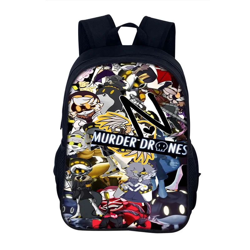 

Hot New Cartoon Murder Drones SchoolBag 40cm Large Capacity Backpack Zipper Backpack Book Bags Best Gifts