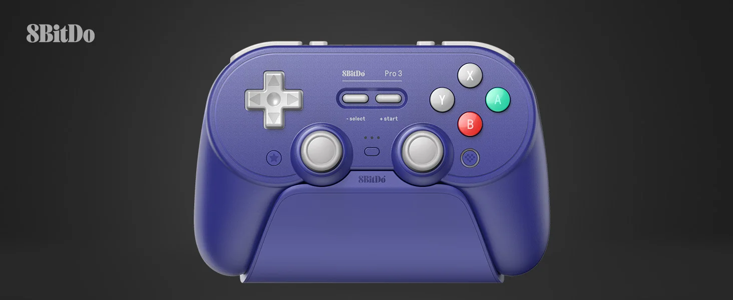 8BitDo Pro 3 Wireless Gamepad, Bluetooth-Gamecontroller mit TMR-Joysticks für NS Nintendo Switch 2, PC Windows, ANDROID, iOS – Detail 2