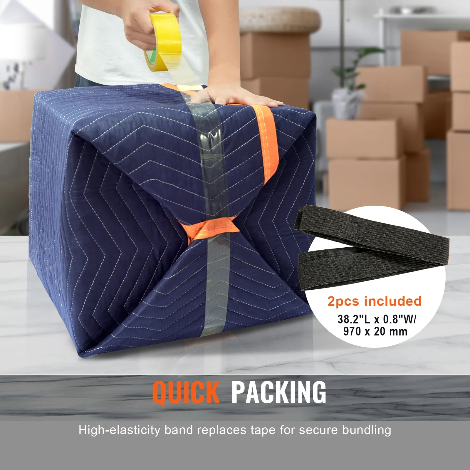 for Protecting Furniture Appliances SucceBuy 35/65 lbs Moving Blankets 12 Packs 80