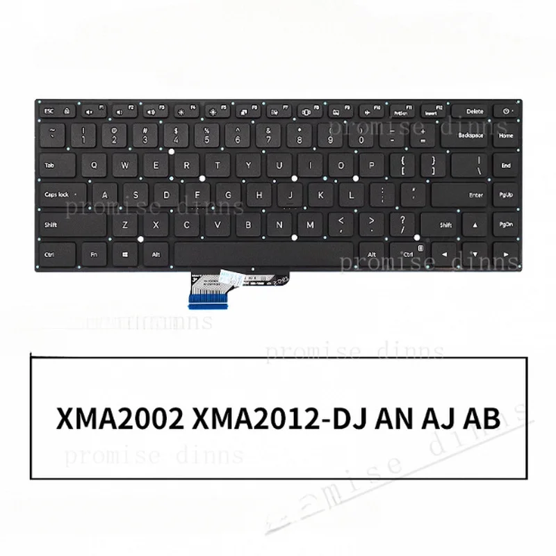 M  for Xiaomi RedmiBook 16 XMA2002 XMA2012-DJ AN AJ AB  Notebook  US Laptop Keyboard