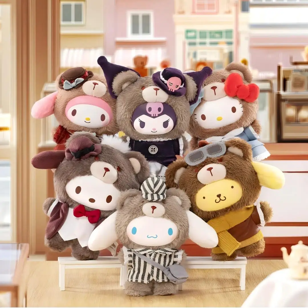 

Подлинная слепая коробка MINISO Sanrio второго поколения, британская серия для послеобеденного чая, загадочная коробка, виниловая плюшевая милая кукла, подарок-сюрприз