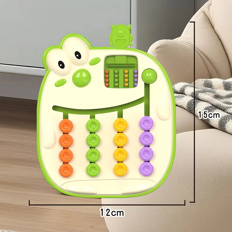 Crianças jogando jogos de tabuleiro brinquedos educativos montessori dos desenhos animados jogos, reconhecimento de cor pensamento lógico treinamento brinquedo presente