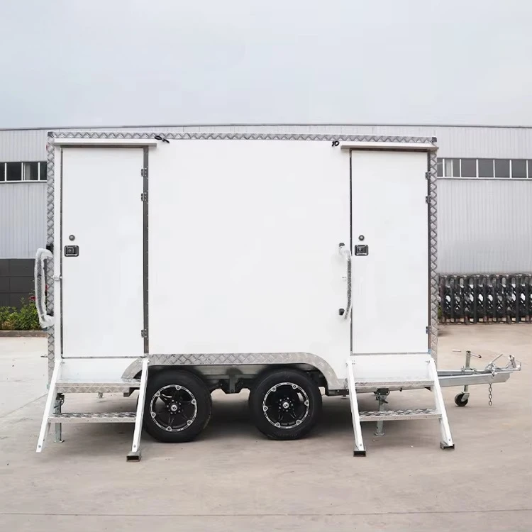 Mobile Toilet Integrated Mold Dry Chemical Toilet Anti-slip Floor Easy Clean Low Maintenance Outdoor Festival Temporary Washroom