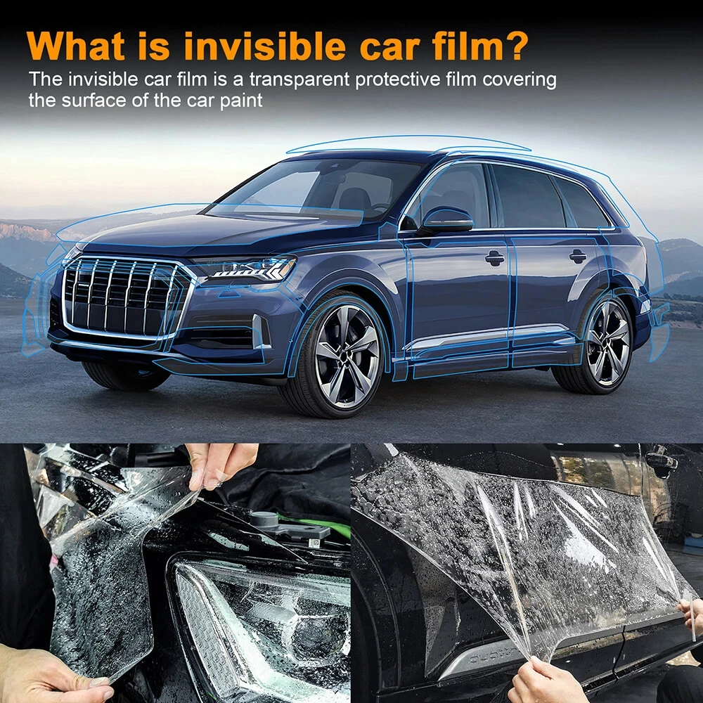 For Audi Q7 2020-2024 Pre-cut PPF Kit 8.5Mil TPU Bumper Paint Protection Film Clear Bra Car Body Anti-Scratch Resistant
