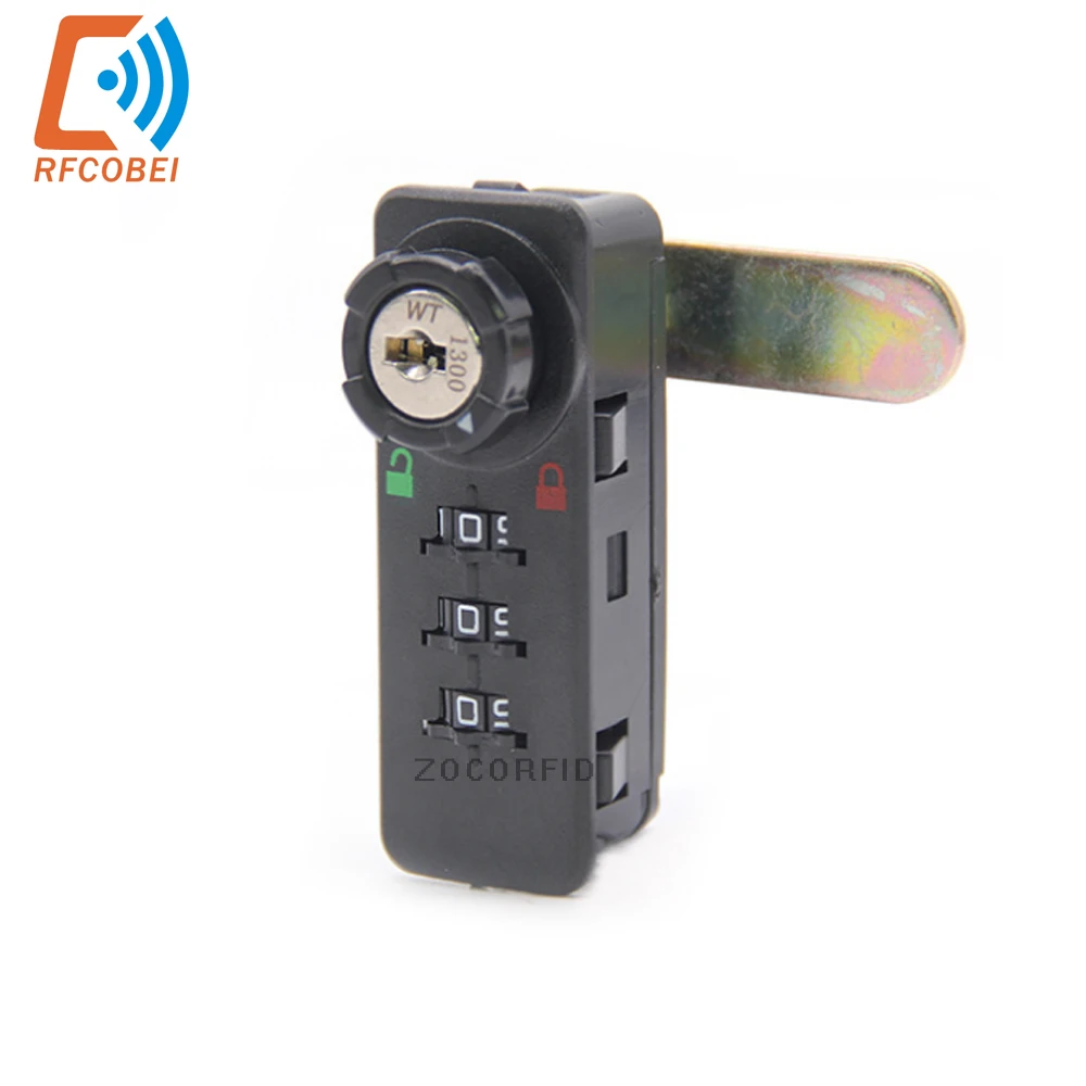 10pcs/lot 3-digitNumber Combinationlock Anti-theft Deposit Box Password Locker Cabinet Door Lock File Cabinet