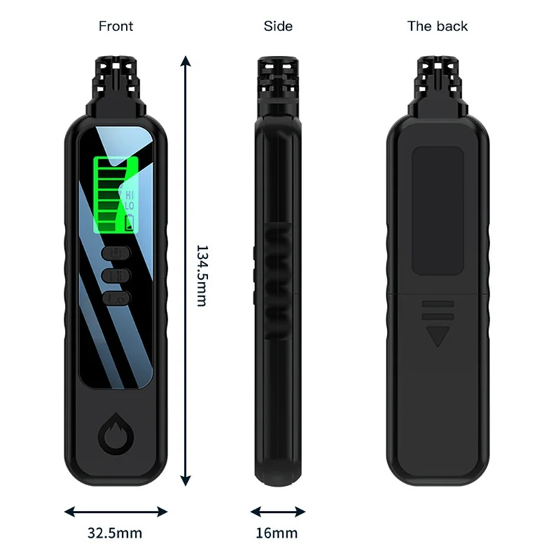 ABGN детектор утечек горючих газов, тестер утечки природных газов, анализатор концентрации горючих газов, измеритель