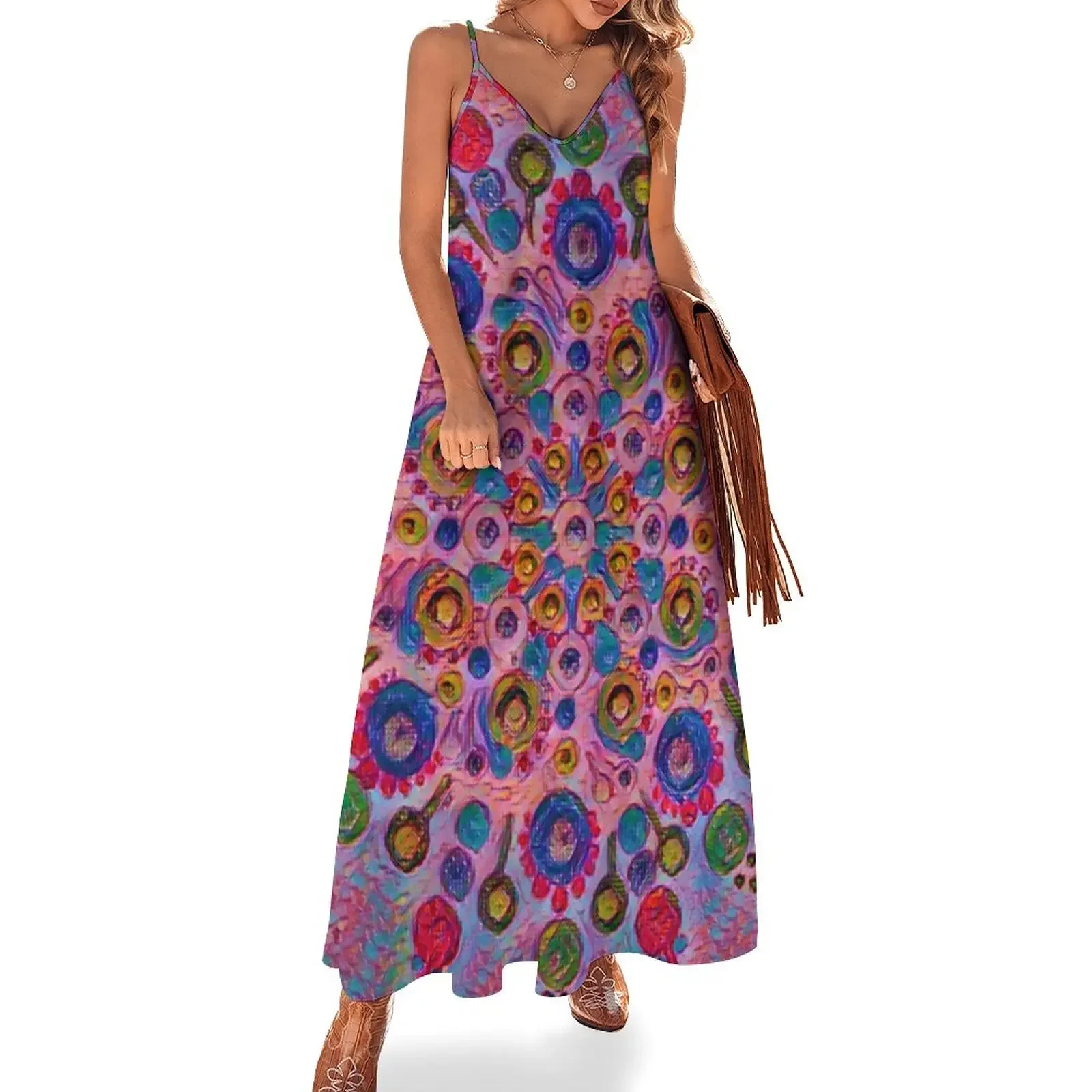 

Simple Trygon Design Mandala Sleeveless Dress dresses for official occasions dresses for women