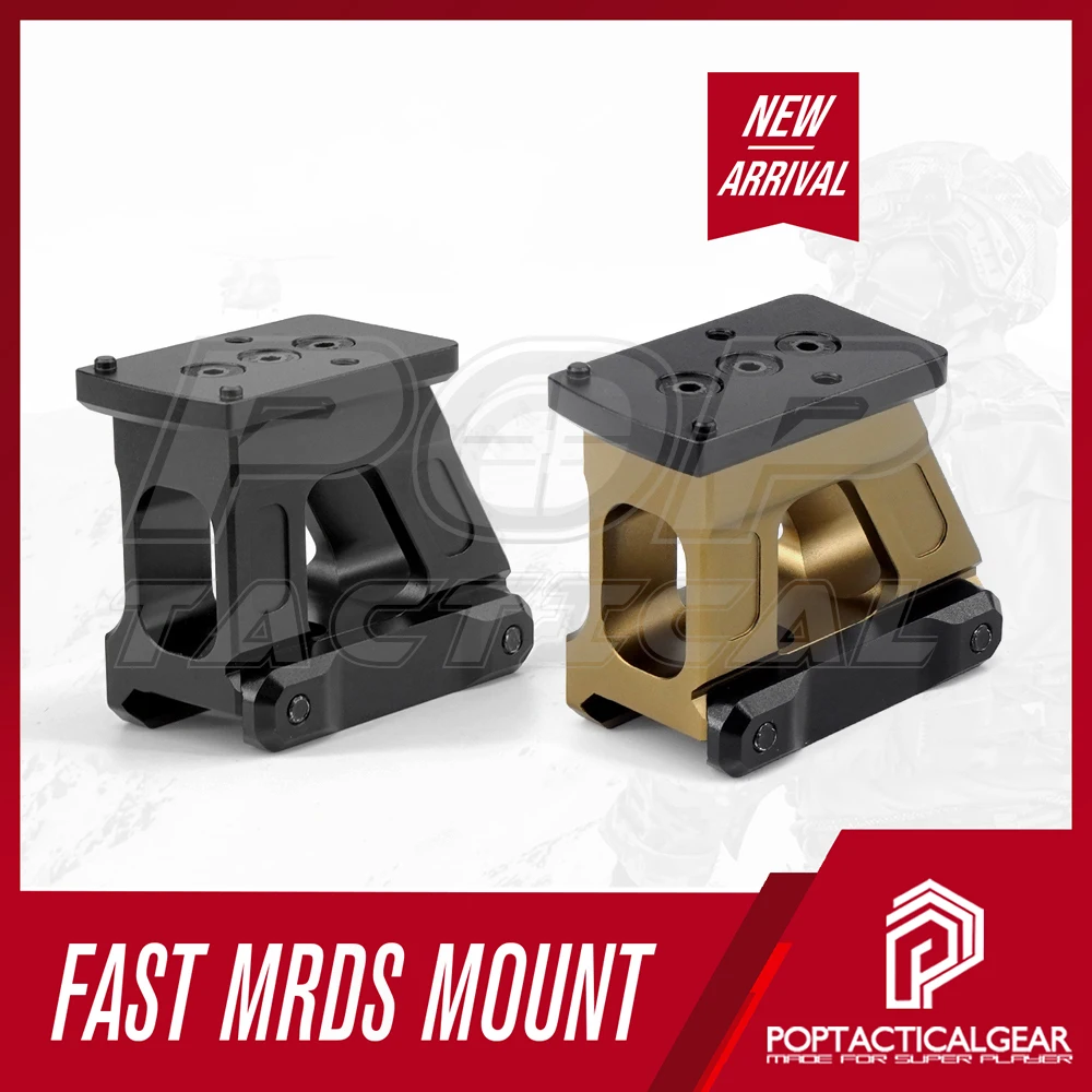 

Metal Sight Mount FAST MRDS Optic Mount For RM06 Red Dot Sight Elevated Base Fit 20mm Picatinny Rail 2.26in Optical Centerlin