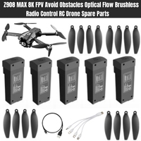 Z908 MAX Remote Control Drone Battery Z908MAX Dron Battery Radio Control RC Drone Spare Parts 3.7V 2000MAH Battery/Propeller/USB
