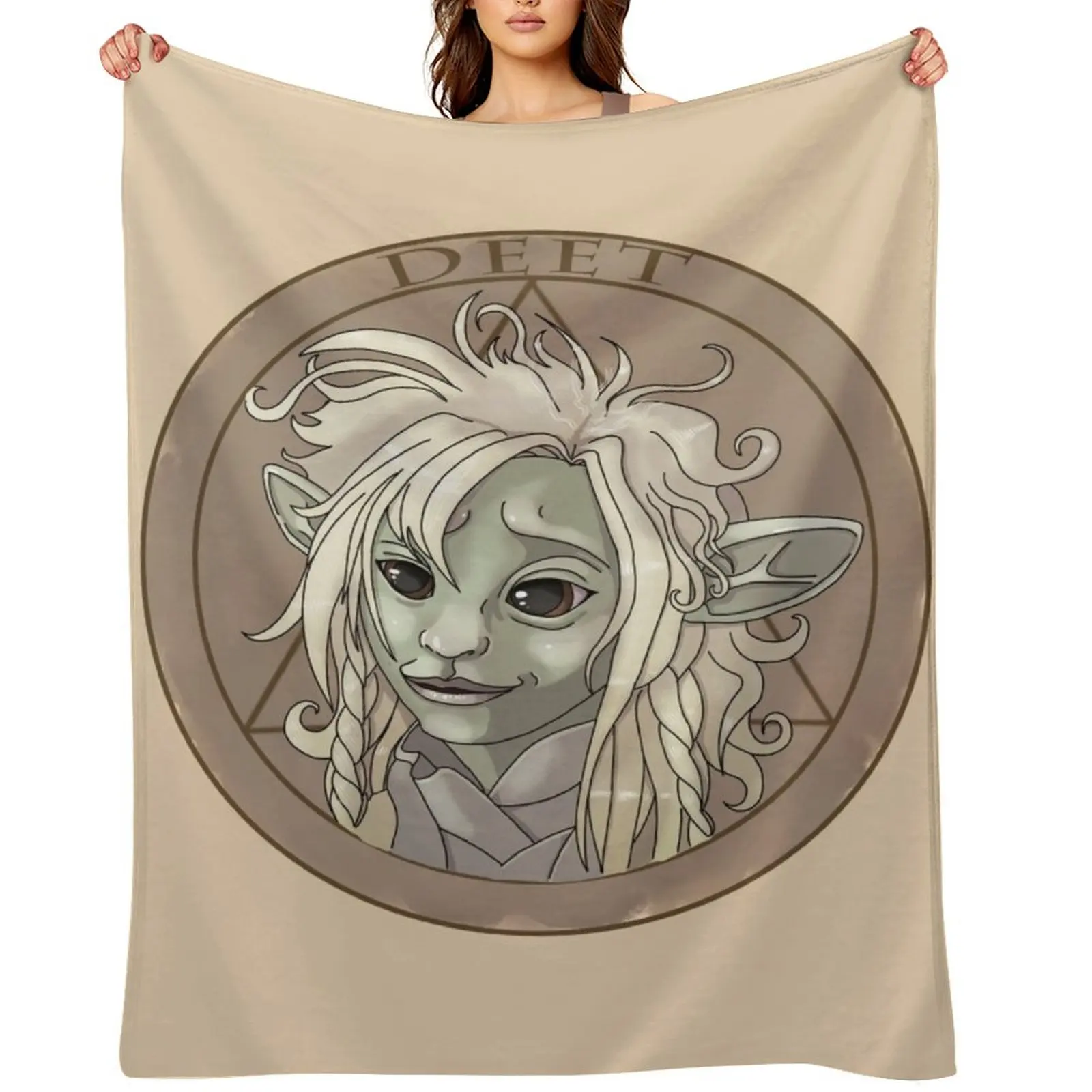 

Deet Throw Blanket Soft Plaid warm for winter For Sofa Thin Decorative Sofas Blankets