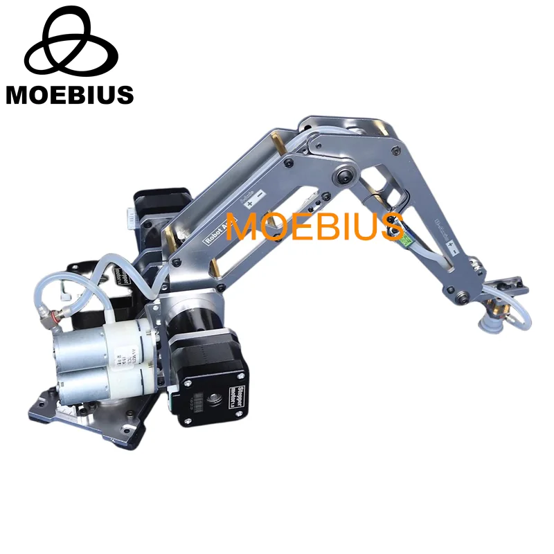 New Big Load 3 DOF Robot Arm Manipulator with Stepper Motor Suction Pump Suction Cup Industrial Robotics Model