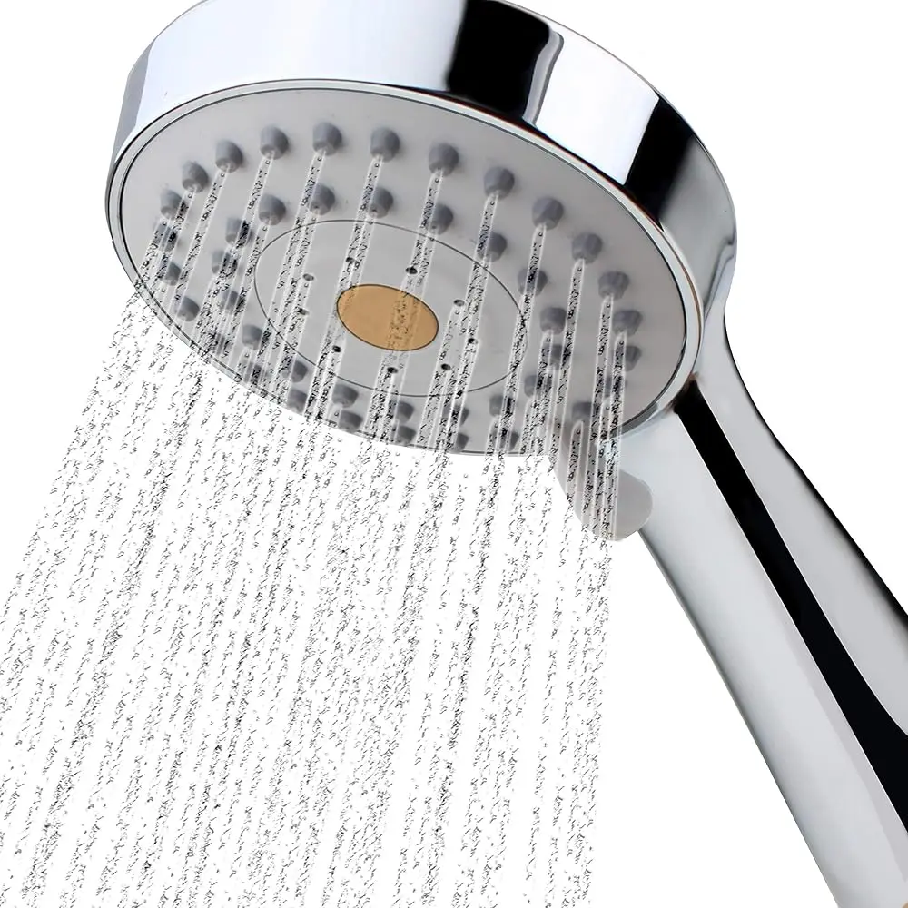 

High Pressure Handheld Shower Head with Powerful Shower Spray against Low Pressure Water Supply Pipeline, Multi-functions, w/