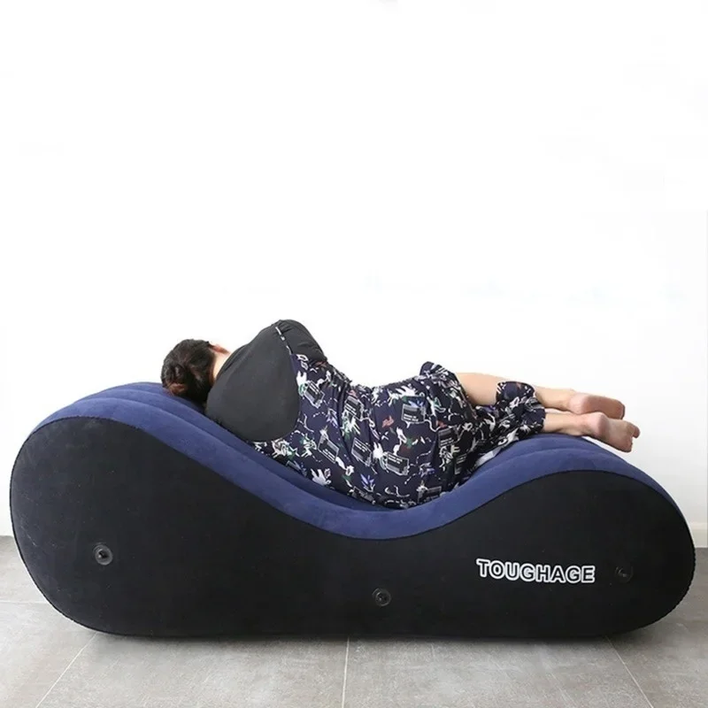 Multi-positions Pillow Cushion Inflatable Sofa Bed For Adults Neck Travel Pillows Pvc Furniture Home Cushions S Shape Air