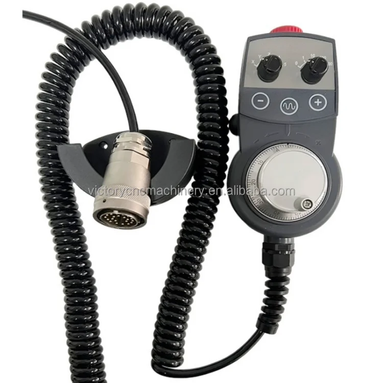 

HBA-079827 Universal CNC MPG Pendant Hand Wheel Manual Pulse Generator Emergency Stop CNC Router Handwheel