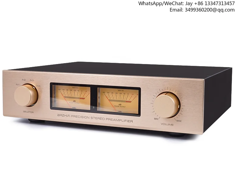 

DIY Chassis Hifi Amplifier Repeat Accuphase C-245 Line Fully Balanced Remote Control Classic High-End Preamplifier