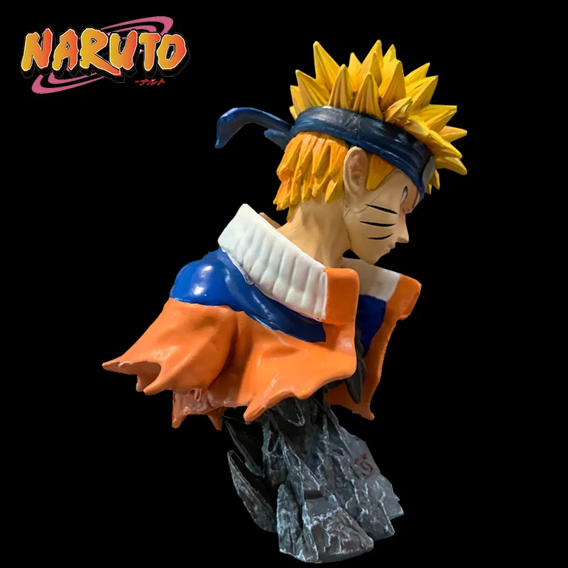 بقعة ناروتو أنيمي المحيطة اوزوماكي ناروتو تمثال نصفي نموذج لجسم كونوها نينجا الحلي الإبداعية لعب الأطفال الهدايا