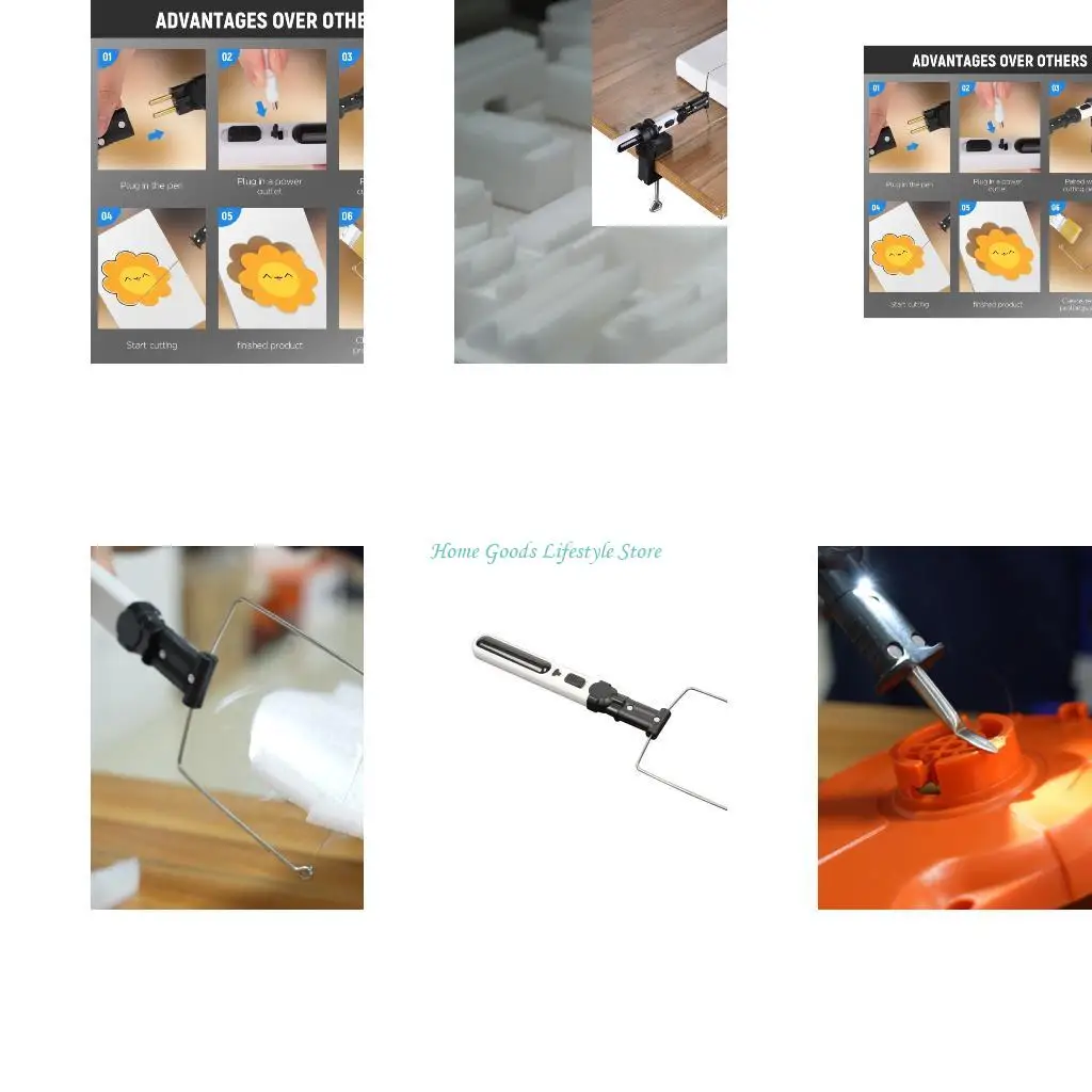 

E74E Foam Cutter 3Interchangeable Tip Fast Heat Up Design For Model Making
