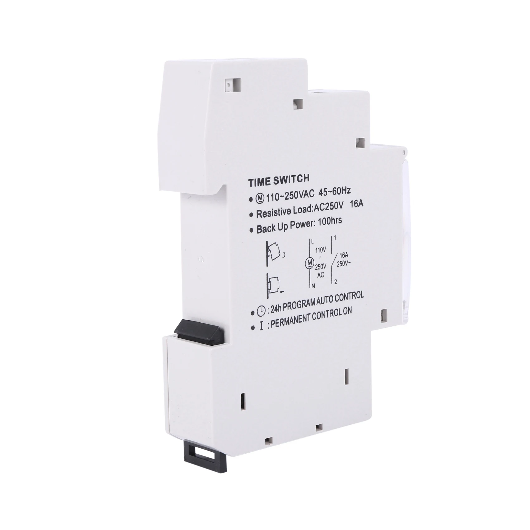 2X SUL180a 15 Minutes Mechanical Timer 24 Hours Programmable Din Rail Timer Time Switch Relay Analysis Instruments New