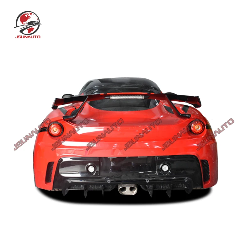 For Lotus Evora Upgrade To GTE Style Carbon Fiber Front Bumper Rear Bumper Diffuser Spoiler For Evora Side Skirts Body Kit