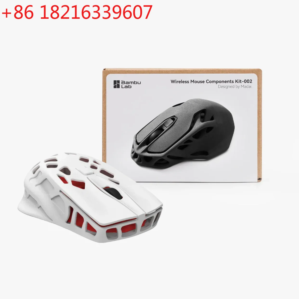

Беспроводная мышь Bambu Lab Ergo Mouse Snake Edition для 3D-принтеров, комплект компонентов для беспроводной мыши Bambu, программа Creator 002