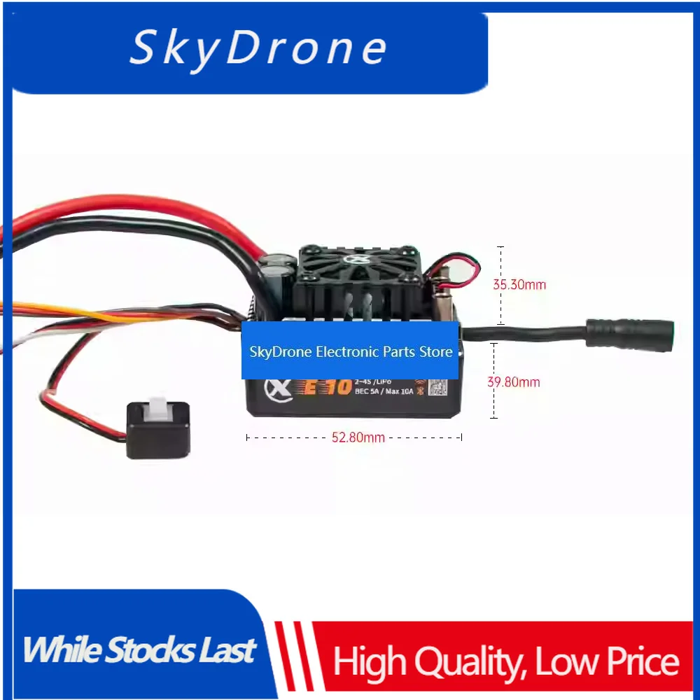 SkyDElXC E10 140A 2-4S Lipo Sensored Brushless ESC For 1/10 RC Model Car Buggy Truck Accessories