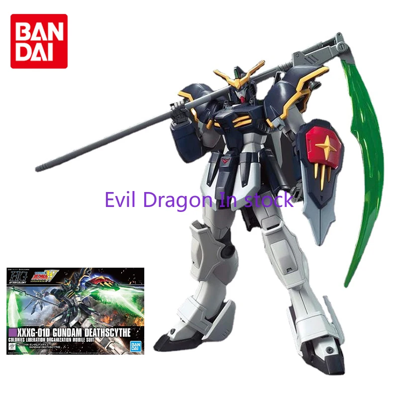 Bandai Gundam Model Kit Anime Figure HG 1/144 XXXG-01D Gundam Deathscythe Gunpla Robot Model Action Toy Figure Toys for Children