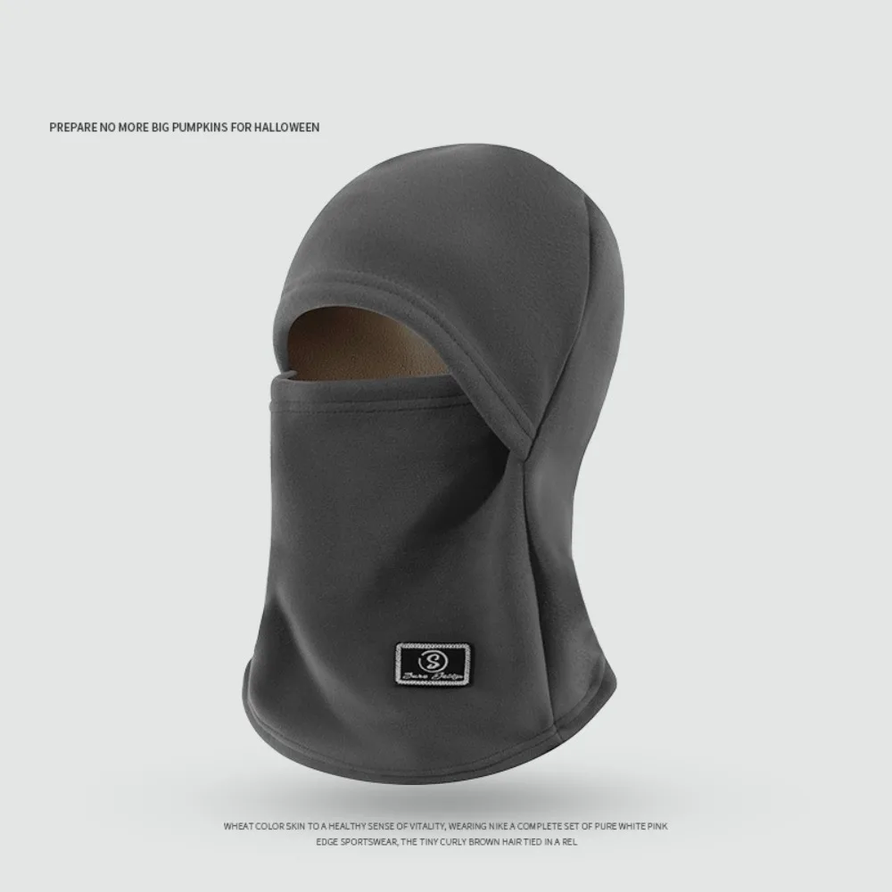 

Fashion Windproof Fleece Balaclava Hat Warm Thickened Pullover Cap Ear Protector Face Cover Helmet Hat Girls