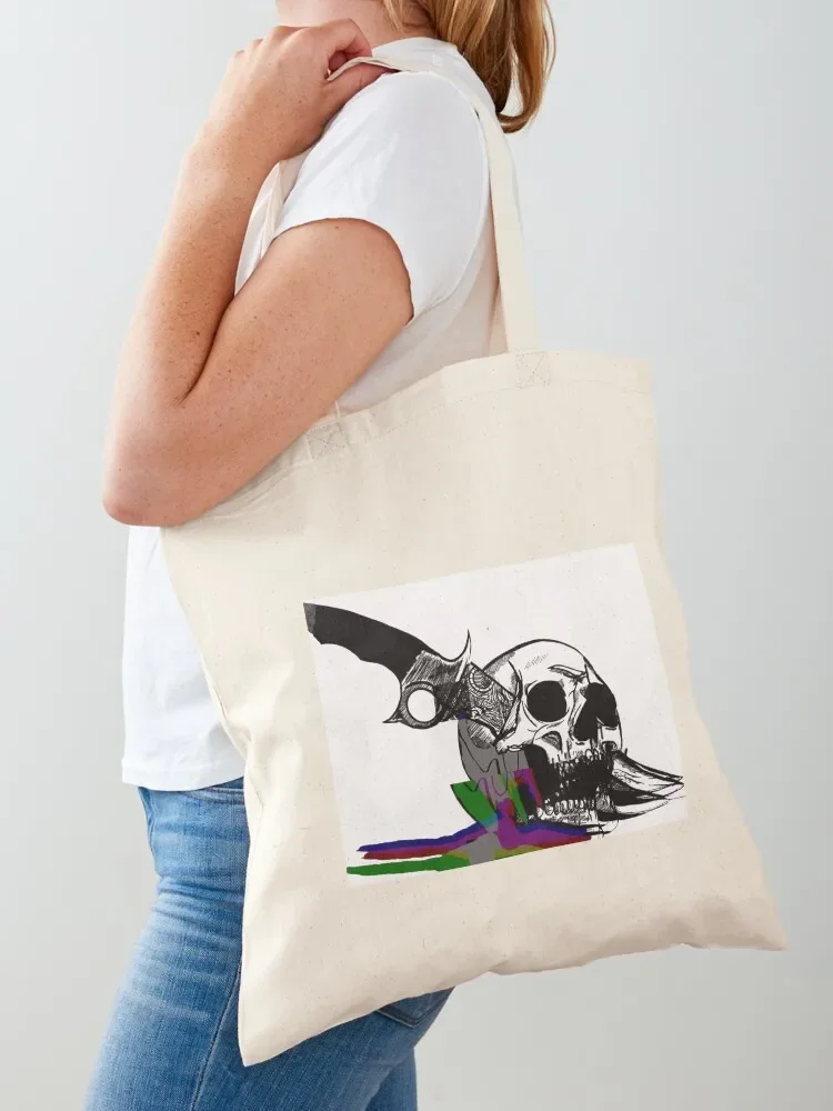 Skull & Blade Tote Bag Woman shopper bag eco pack Tote Bag