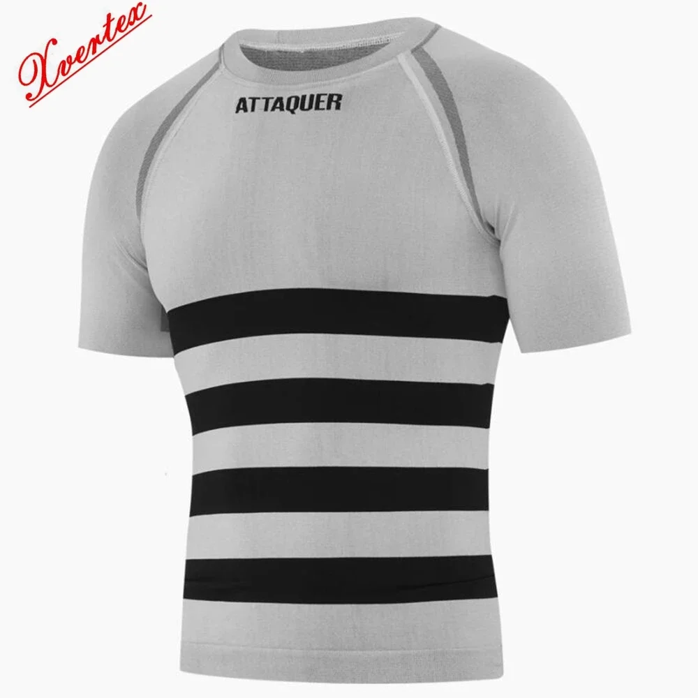 Attaquer cycling base layer 2022 Cool Mesh Breathable Lightweight Cycling Underwear Road bike MTB Short Sleeve tops wear