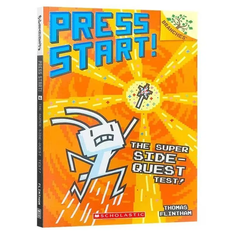 

16 Book/Set Press Start English Story Picture Books for Children Learn English Reading Books for 5-8Year-Old Kids