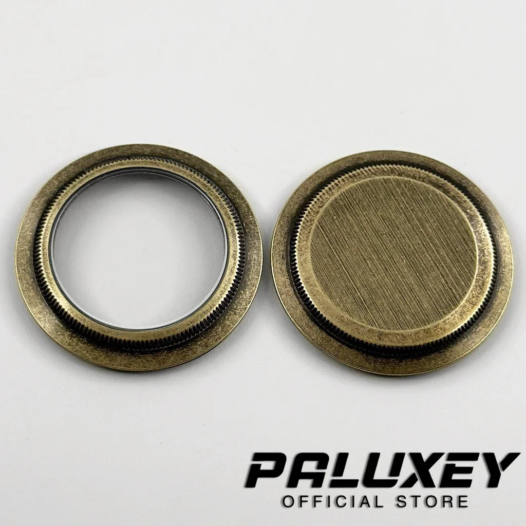 حافظة ساعة مقاومة للماء من الستانلس ستيل من الكريستال الياقوتي ، 40 ، NH34 ، NH35 ، NH36 ، NH38 ، NH39 ، NH70 ، NH72 ، ETA2824 ، PT5000 حافظة