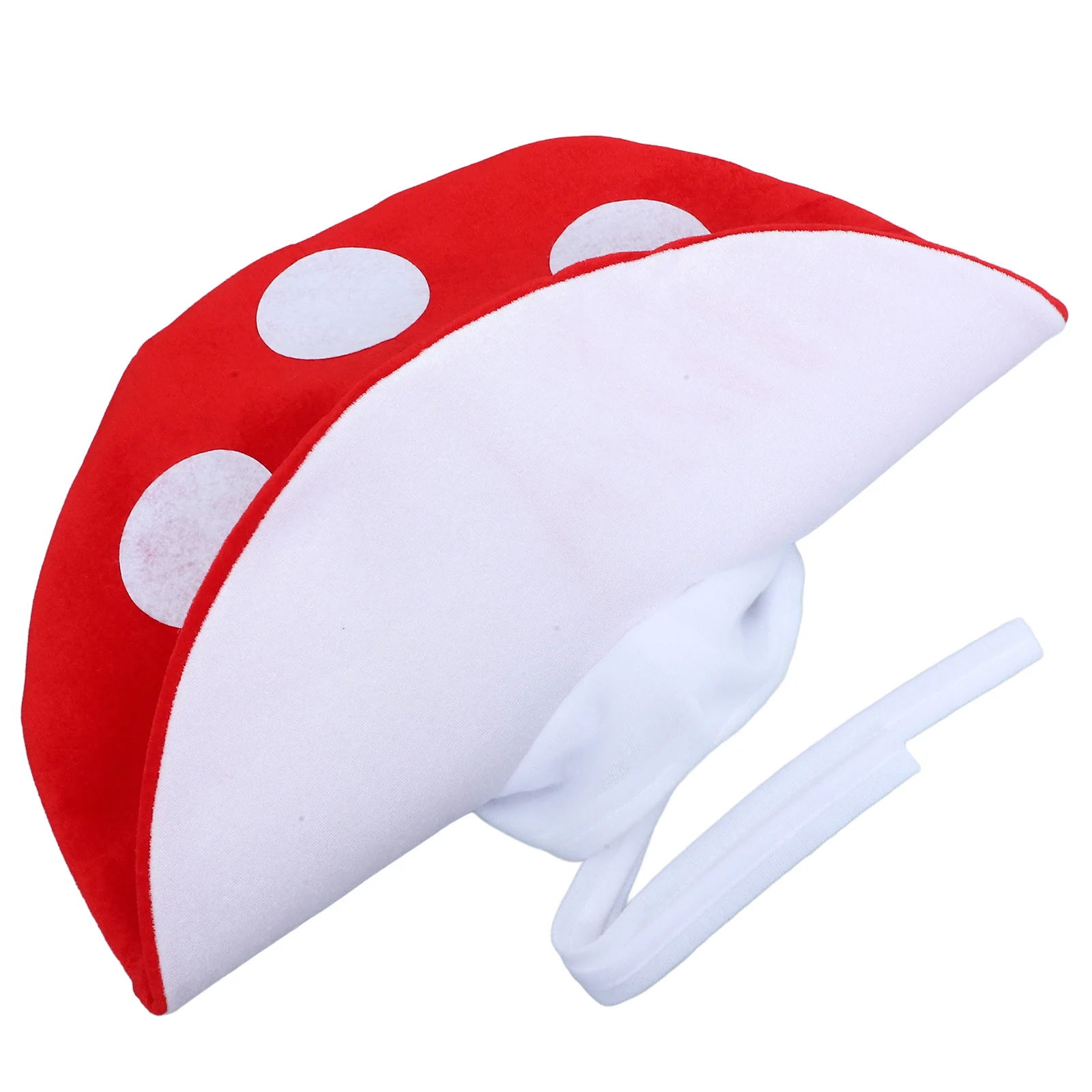 

Mushroom Hat Spotted Rope Non-Woven Fabric Cosplay Photo Prop Costume Party Novelty Mushroom Headgear Cartoon Hat