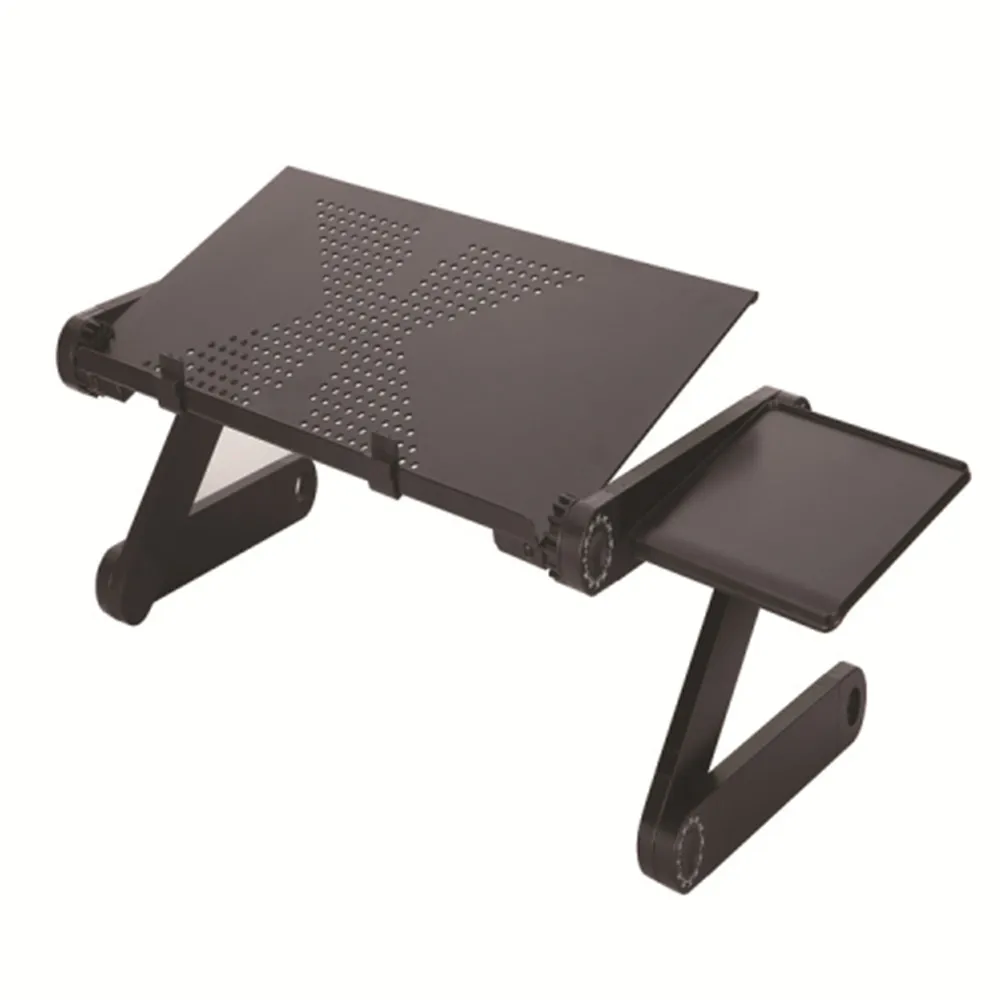 

​Besegad Laptop Tablet Desk Stand Multifunction Knee Lap Desk for Adjustable Foldable Computer Desks Notebook Holder Outdoor