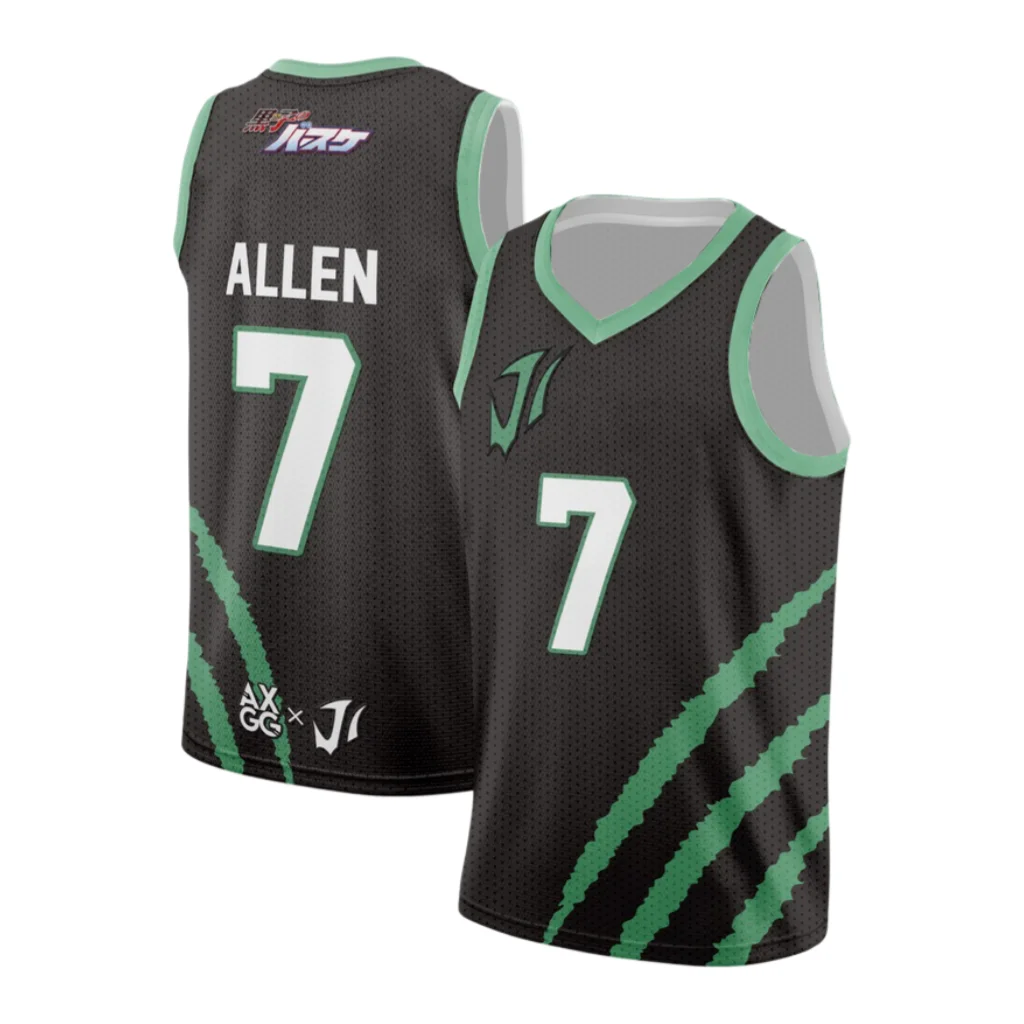 Bandai Kuroko No Basket - Maillot de basket Jabberwock Anime pour adultes et enfants, gilet athleisure d'été, séchage rapide, doux, confortable et léger