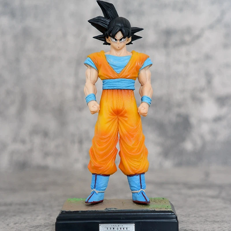 Anime Dragon Ball Son Goku stehende Haltung Actionfigur PVC Modellauto Ornament Spielzeug Puppe Schreibtisch Dekor Sammlergeschenke verpackt